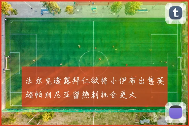 法尔克透露拜仁欲将小伊布出售英超帕利尼亚留热刺机会更大