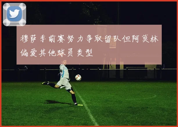 穆萨季前赛努力争取留队但阿莫林偏爱其他球员类型